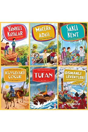 Ahmet Yılmaz Boyunağa 6 Kitap Yankılı Kayalar-macera Adası-saklı Kent-kuyudaki Çocuk-tufan-o.levent.