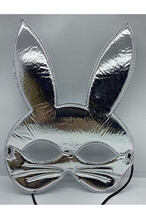 Renk Kumaş Malzemeden İmal Tavşan Maskesi 25X17 Cm (Mstzn)