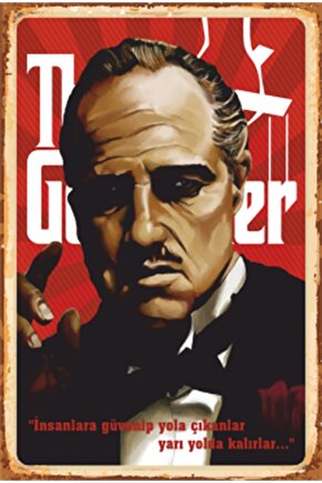 The Gadfather Sinema Retro Ahşap Poster
