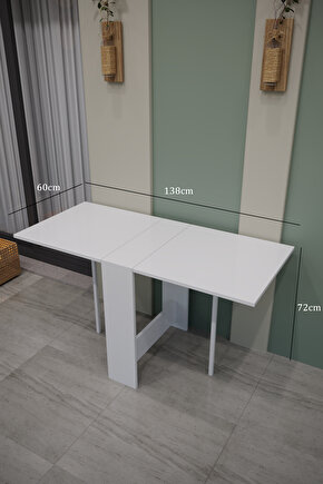 Katlanır mutfak masası balkon masası çalışma masası pratik kullanım