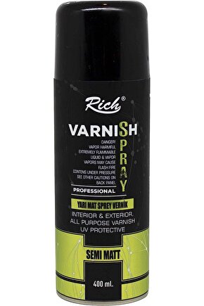 Sprey Vernik 400 ml - Yarı Mat