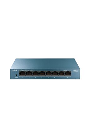 8 Port 10-100-1000 Mbps Switch Metal Kasa Ls108g
