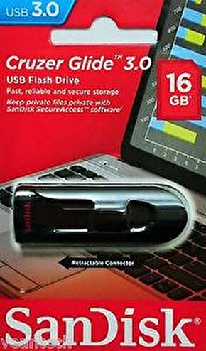 Sandisk Cruzer Glide 16GB USB 3.0 Flash Bellek  SDCZ600-016G-G35