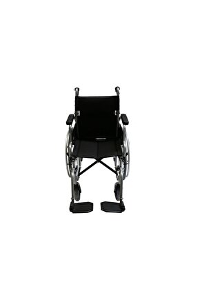P120 Refakatçi Frenli Manuel Tekerlekli Sandalye 45 cm
