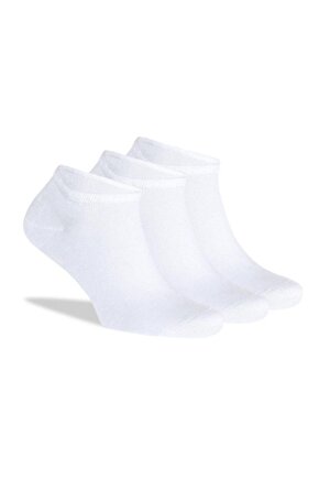 1. Kalite Sneakers Kısa Patik Beyaz Çorap 5li Paket