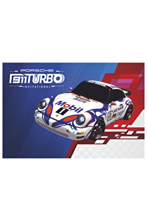 porsche turbo klasik nostaljik yarış arabaları retro ahşap poster