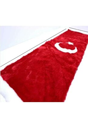 Peluş Türk Bayrağı Torpido Halısı Ay Yıldız