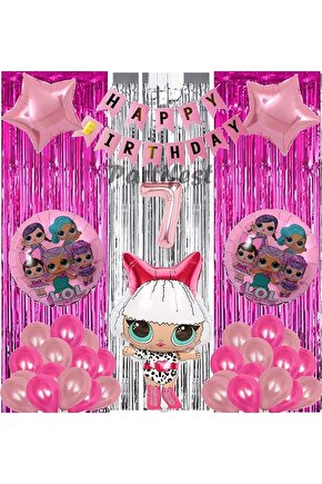 Diva Lol Surprise 7 Yaş Balon Seti Lol Bebek Balon Seti Lol Doğum Günü Parti Seti