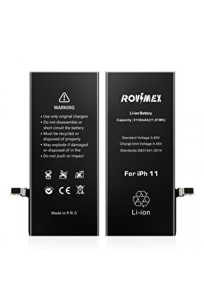 Apple Iphone 11 Rovimex Batarya Pil