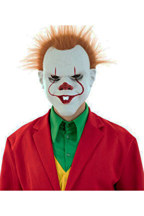 Himarry Stephen King&#39;s Korkutucu Joker Maske 31x22 Cm