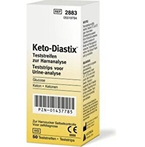 Keto Diastix Idrar Ölçüm Stribi 50 Adet Keto Diastix