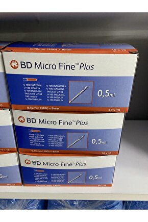 Bd Micro Fine Plus 0,5 ml Insülin Enjektörü