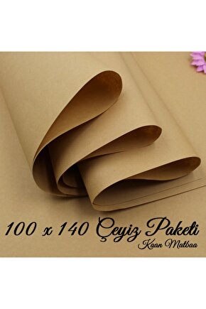 Kağıt 100x140 Ambalaj Ve Çeyiz Paketleme Kağıdı 10 Adet