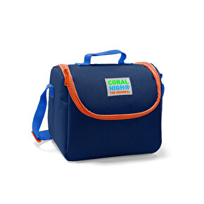 Coral High Kids Lacivert Dört Bölmeli USB Şarjlı Kulaklık Çıkışlı 3li Çanta Seti 23816SET02