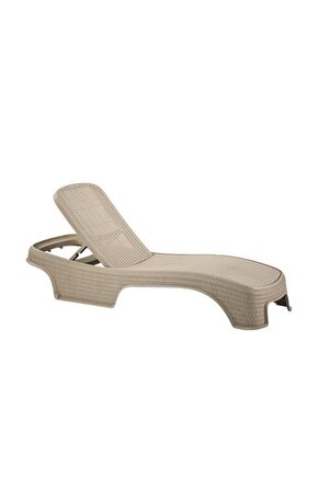 Brezza Royal Rattan Şezlong Bej  Sy2536