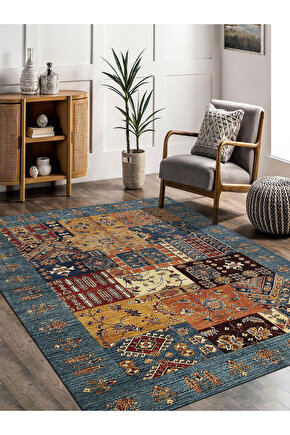 Dijital Baskılı Kilim Model Makinede Yıkanabilir Kaymaz Taban Halı