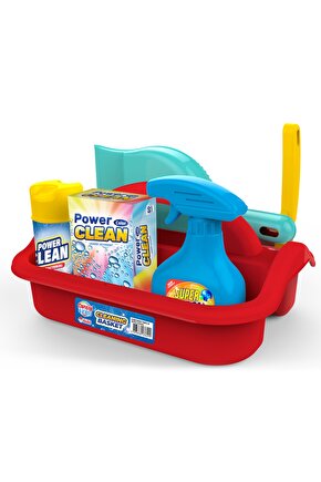 Candy & Ken Temizlik Sepeti - Ev Eşyaları Seti - Ev Oyuncakları Seti