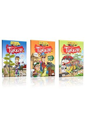 Güzel Ülkem Türkiye (1-2-3) 3 Kitap Set