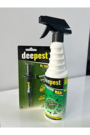 Deepest Paket 1 Ad Kullanıma Hazır Sprey+ 1 Ad. Deepest Jel Yem