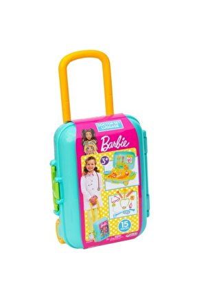 Barbie Doktor Set Bavulum 9 Parça Çek Çek Bavul Doktor Seti