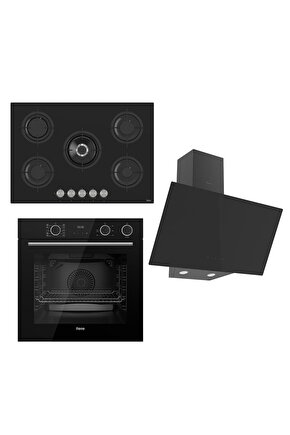 Steamart&fryart Serisi Buharlı Pişirme Siyah Set (rs035 + Xe64cs +d077 )