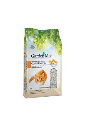 Neo Pet Market Garden Mix Bentonit Portakallı Ince Kedi Kumu 10 Lt X 2 Adet