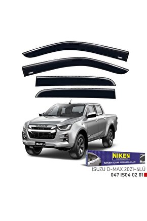 Isuzu Dmax Cam Rüzgarlığı Kromlu 2021