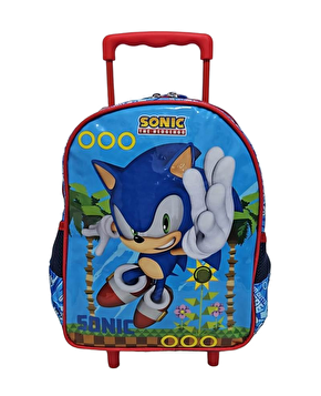 Sonic Çekçekli Anaokulu Çantası 2062