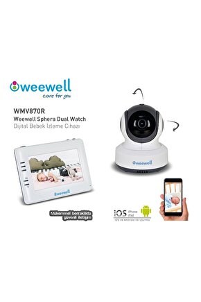Weewell Wmv870r Sphera Dual Watch Dijital Bebek İzleme Cihazı