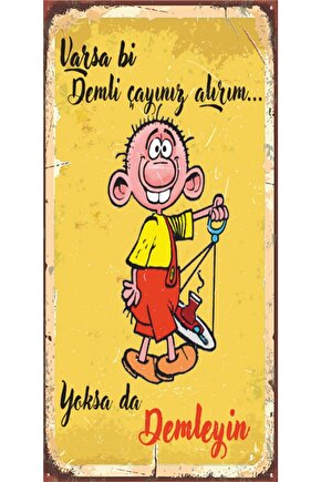 Gırgır Avni Mini Retro Ahşap Poster