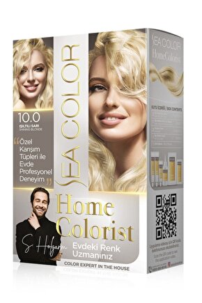 Homecolorist 10.0 Işıltılı Sarı Saç Boyası