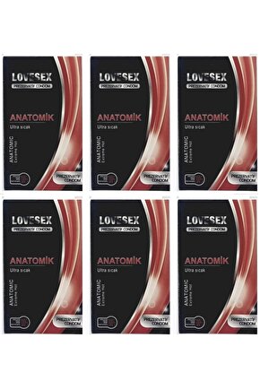 Lovesex Prezervatif Condom Anatomik 10lu X 6 Paket