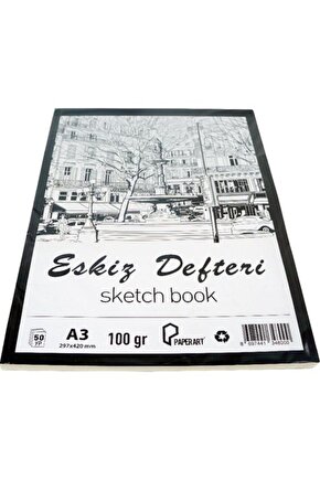 Eskiz Defteri A3 Sketch Book 50 Yaprak 100 Gr 297x420 Mm