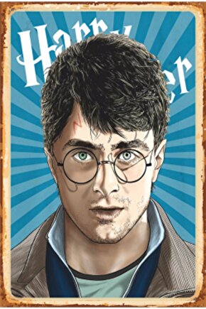 Harry Potter Portre Retro Ahşap Poster