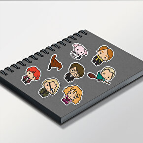 Harry Potter Karakterleri Manga Style Sticker Set