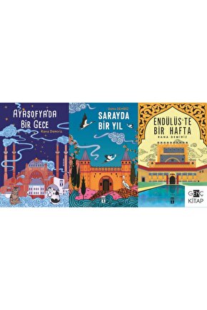 Ayasofyada Bir Gece Sarayda Bir Yıl Endülüste Bir Hafta Rana Demiriz 3 Kitap Set