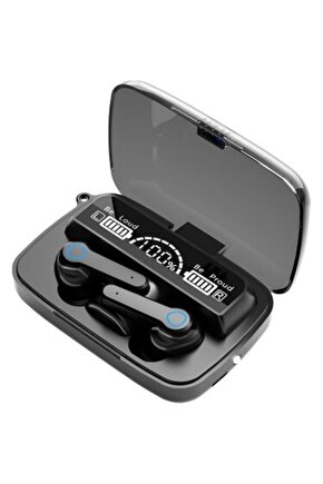 Bluetooth 5.1 Kulaklık Suya Tere Dayanıklı Powerbank Özellikli Hd Ses Spor Oyun Müzik Video Film