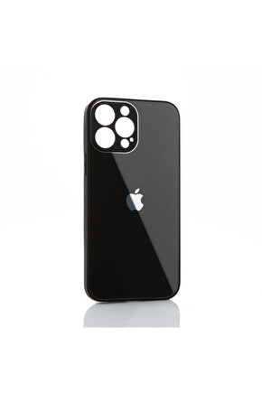ARENİST iPhone 13 Pro Max Kılıf Silikonlu Cam Kasa