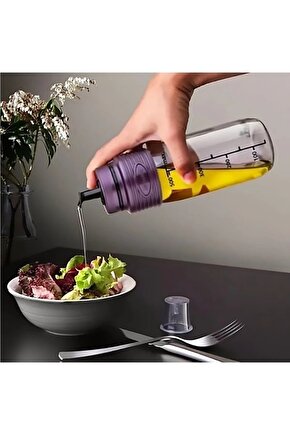 500 Ml Akıllı Damlatmaz Yağlık-sirkelik-limonluk Bordo