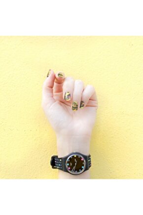 Manzara Desenli Tırnak Dövmesi,Tırnak Tattoo,Nail Art ,Tırnak Sticker