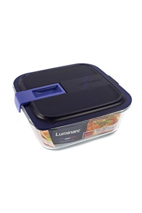 Kare Cam Saklama Kabı 122 Cl 18x18x7cm