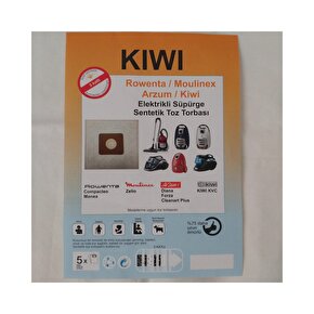 Ermiya Kiwi Kivi Elektrikli Süpürge Toz Torbası 20 Adet