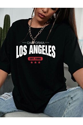 Oversize Unisex Los Angeles California Tshirt