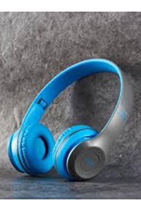P47 Bluetooth Kulaklık Yükses Ses Ve Bass Kablosuz Mavi