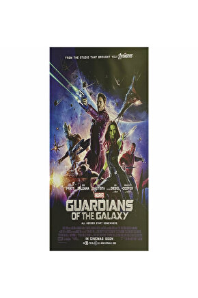 guardians of the galaxy sinema film afişi ev dekorasyon tablo mini retro ahşap poster