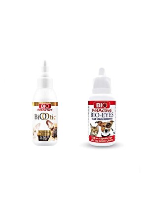 Neo Pet Market Bio Petactive Göz Temizleme Losyonu 50 Ml + Kulak Temizleme Losyonu 100 Ml