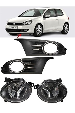 Vw golf 6 sis lambası sis farı çerçeveli oem 2009  2013