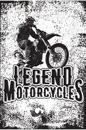 Legend Motorcycles Retro Ahşap Poster