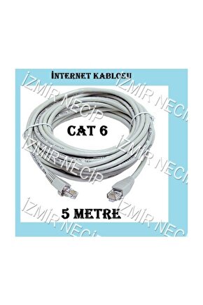 Ncp 5m Mt Internet Kablosu Cat6 Kaliteli Sağlam Kablo Pc Modem Arası