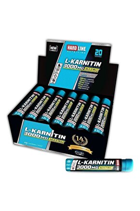 L-karnitin Matrix 3000 Mg 20 Ampül - Şeftali Aromalı